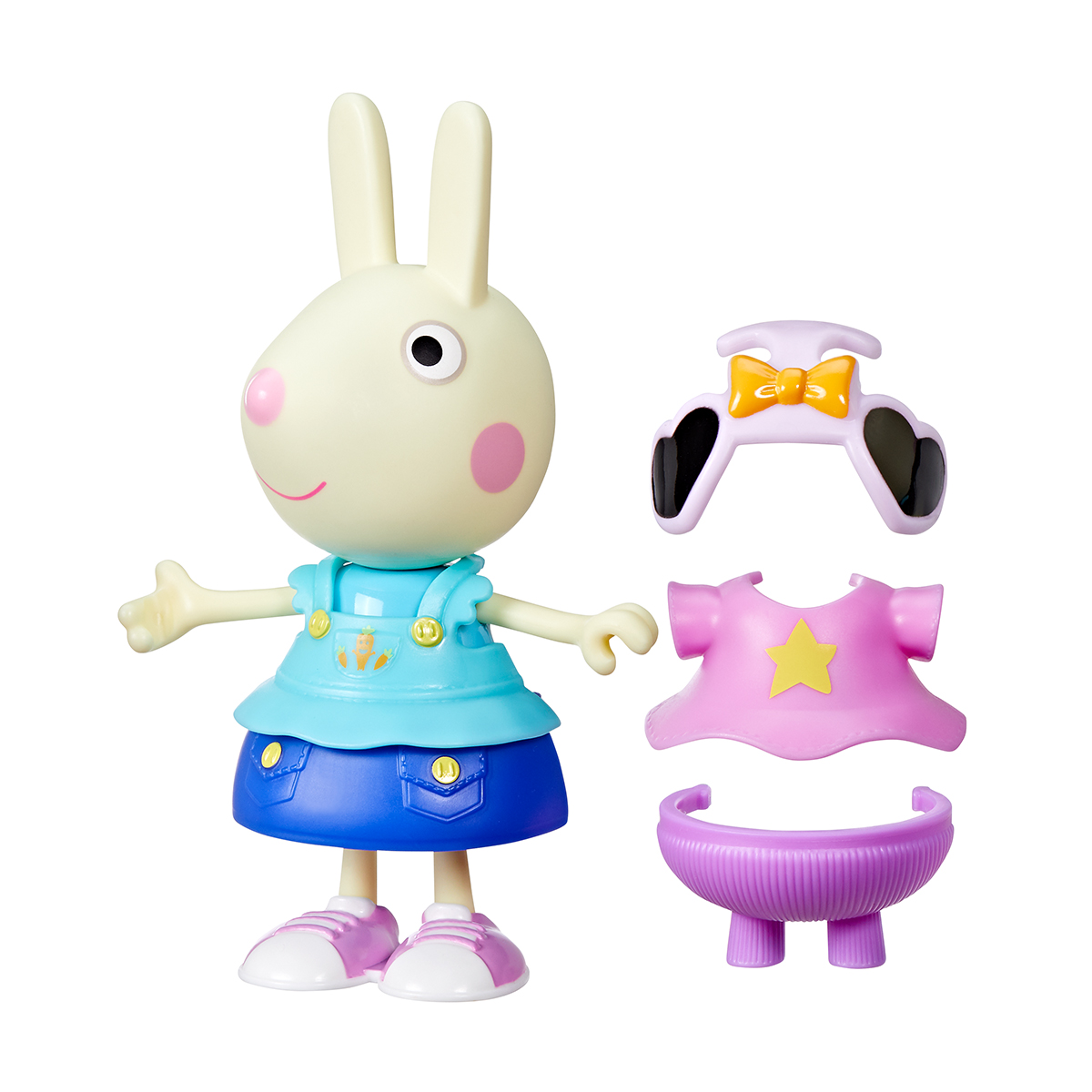 Ігровий набір Peppa Figurines Одягни Ребекку дитячий 15 cm з аксесуарами — превʼю 11