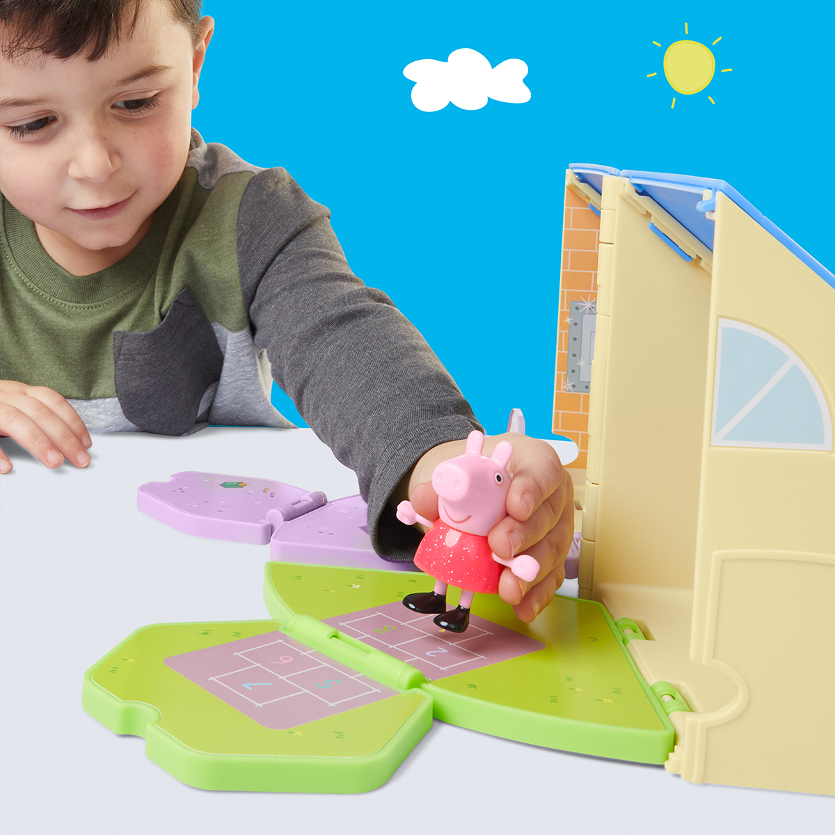 Ігровий набір дитячий садок Пеппи з фігуркою Peppa Pig Pop-Up 7.5 см Багатоколірний — превʼю 13