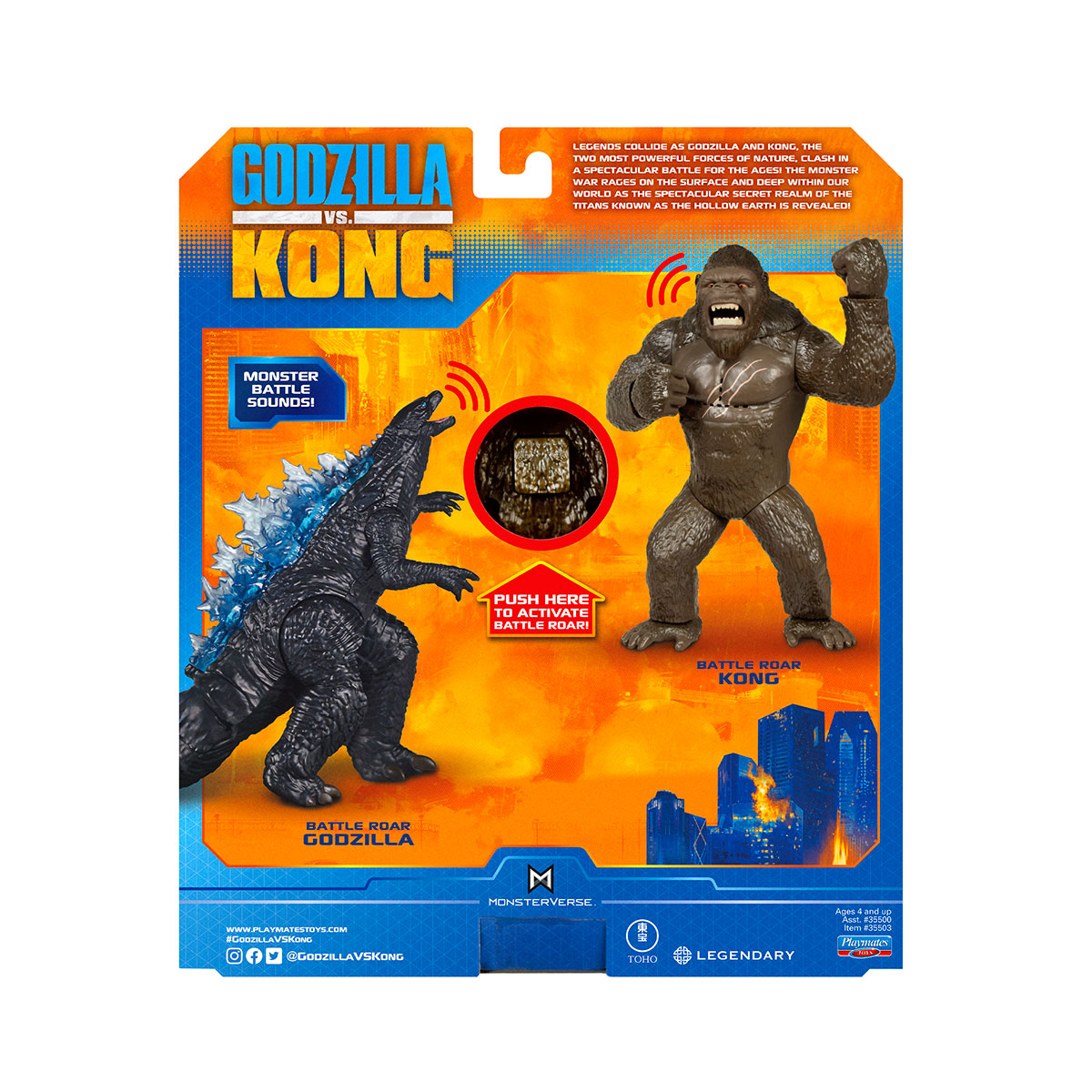 Фігурка Godzilla vs. Kong Конг делюкс зі звуковими ефектами — превʼю 16