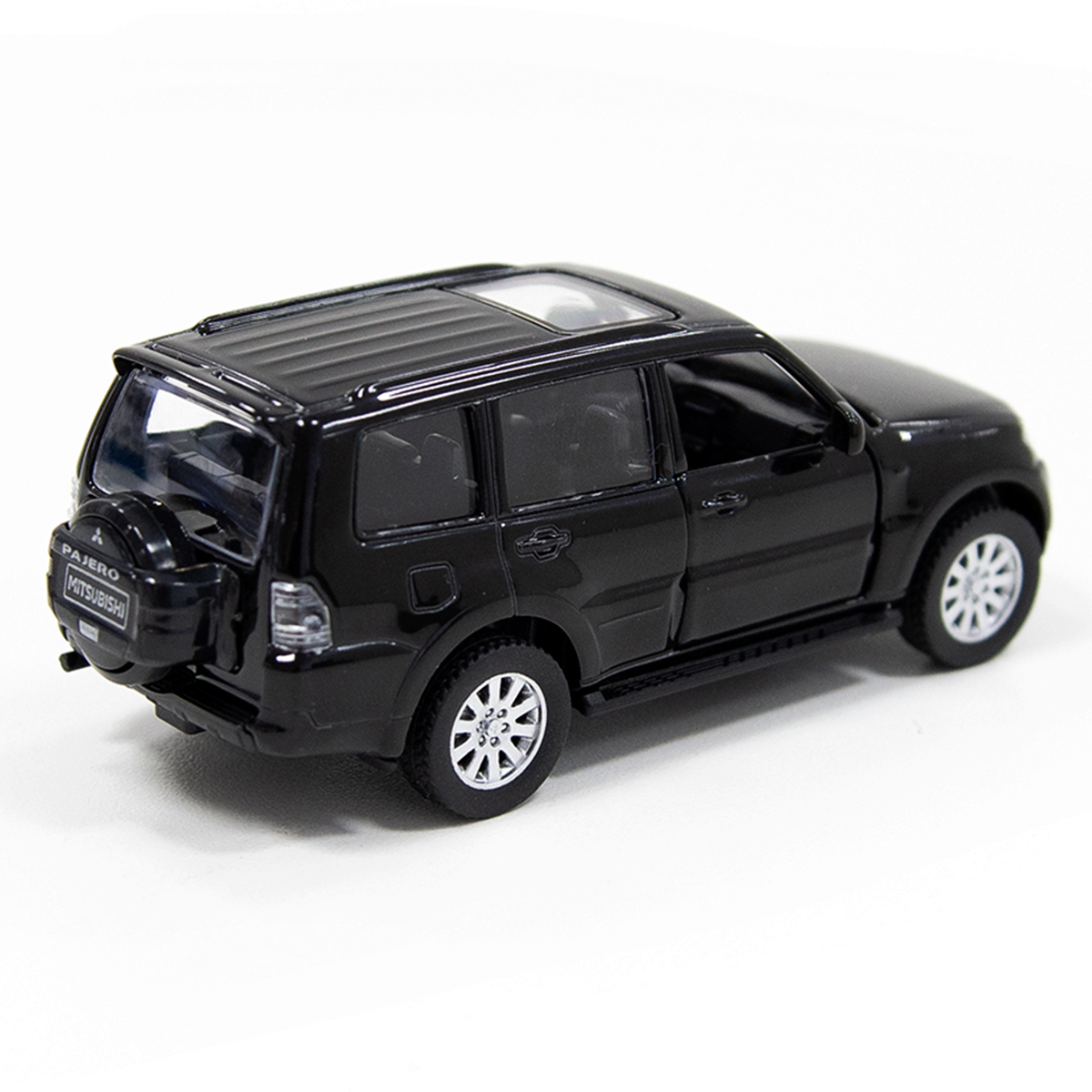 Автомодель Techno Drive Mitsubishi Pajero 4WD Turbo металева Чорна — превʼю 20