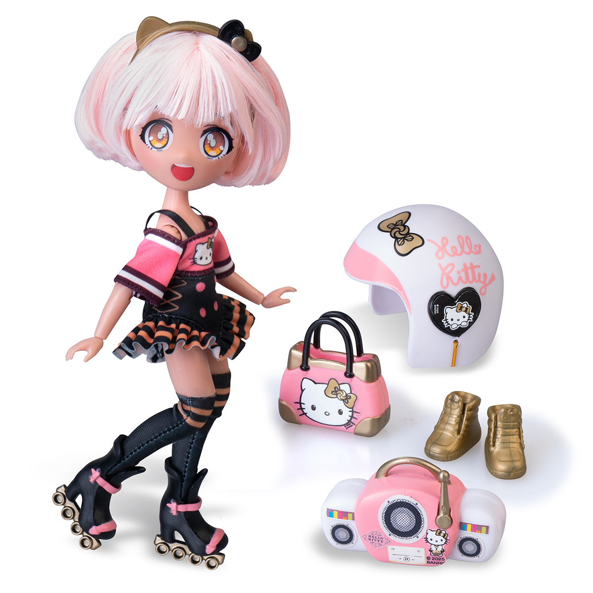 Ігровий набір лялька Hello Kitty Золота Ролер Діва 4SF Manga Dolls 19,5 см — превʼю 7