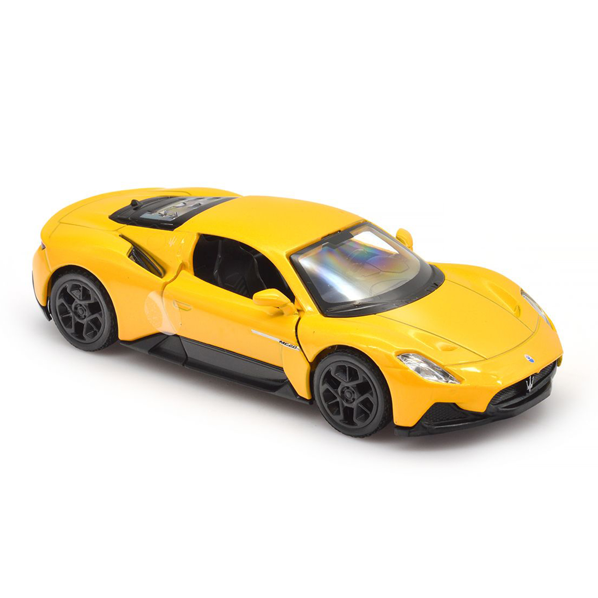 Автомодель Maserati MC20 TechnoDrive 1:32 металева Жовта — превʼю 8