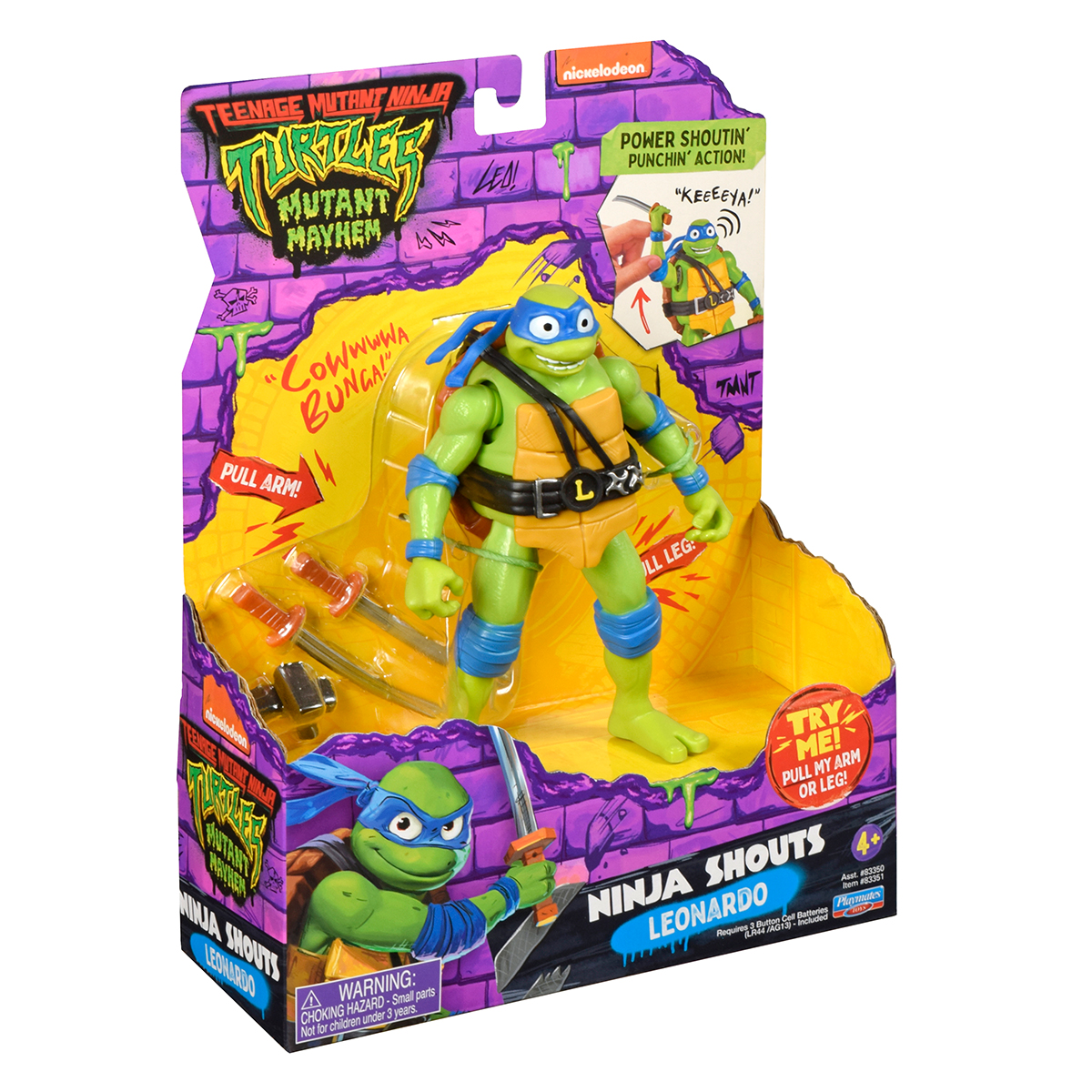 Ігрова фігурка TMNT Леонардо Mutant Mayhem зі звуком — превʼю 15