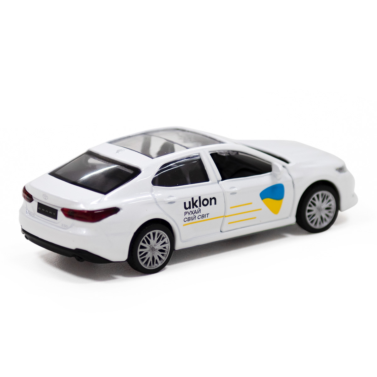 Автомодель TechnoDrive Toyota Camry Uklon металева Біла — превʼю 17