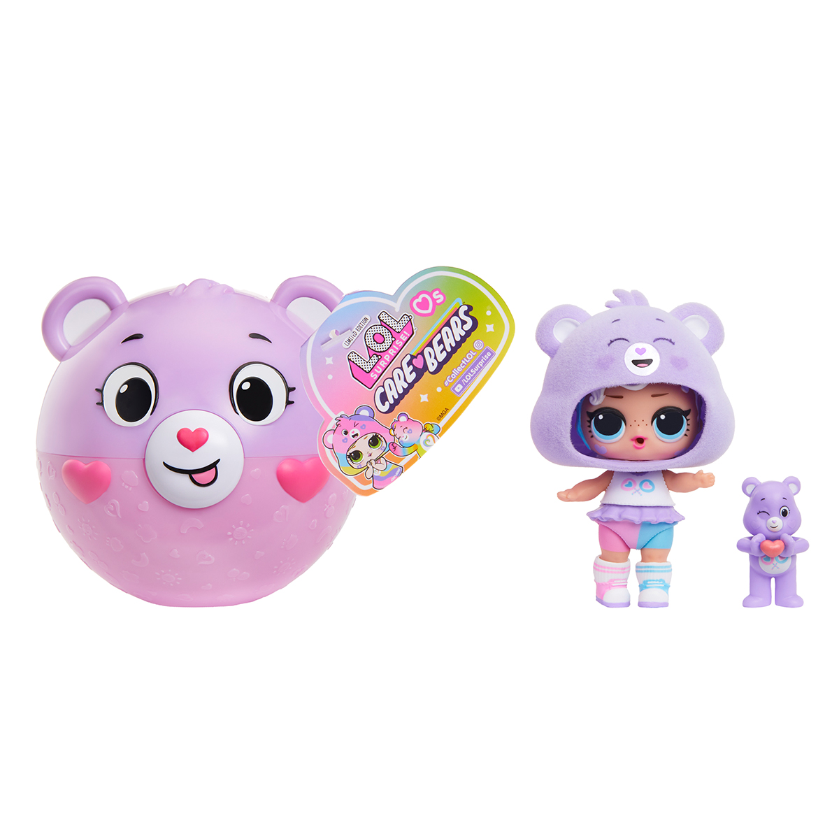 Лялька LOL Surprise Loves Care Bears з сюрпризами 7 в 1 — превʼю 8