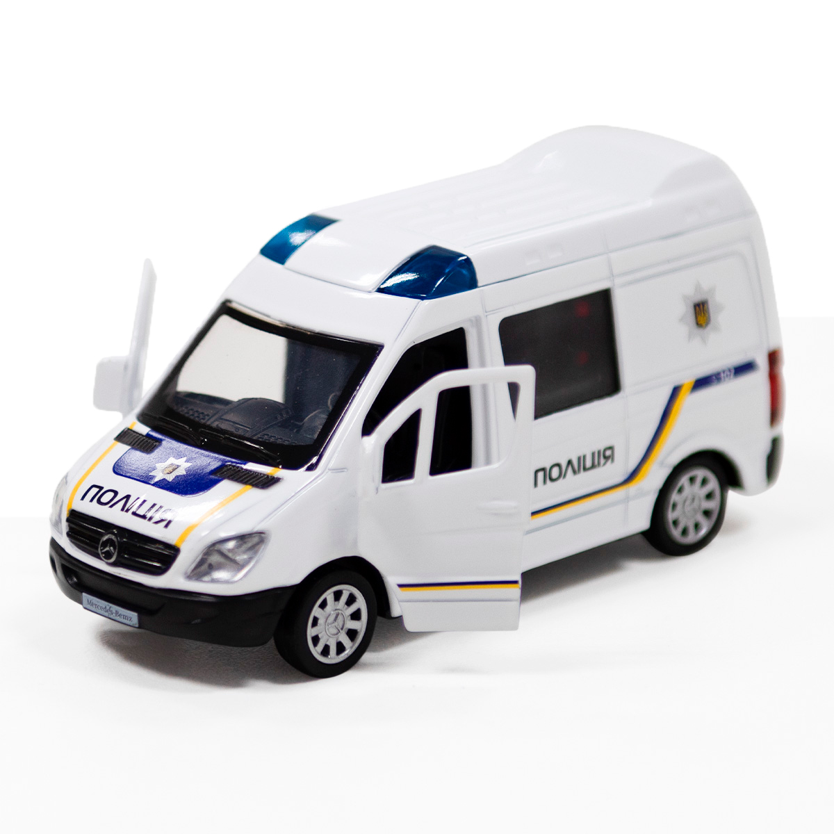 Автомодель Mercedes-Benz Sprinter Поліція металева Techno Drive — превʼю 23