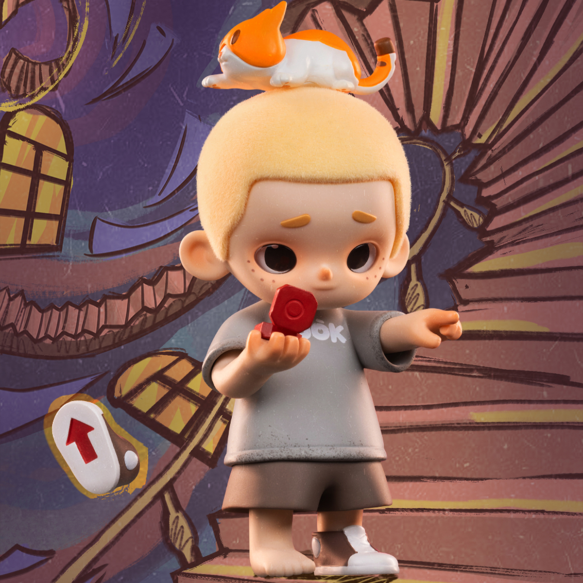 Колекційна фігурка 52Toys NOOK Вінтажна крамниця — Nook та Jiumu — 9 см — превʼю 20