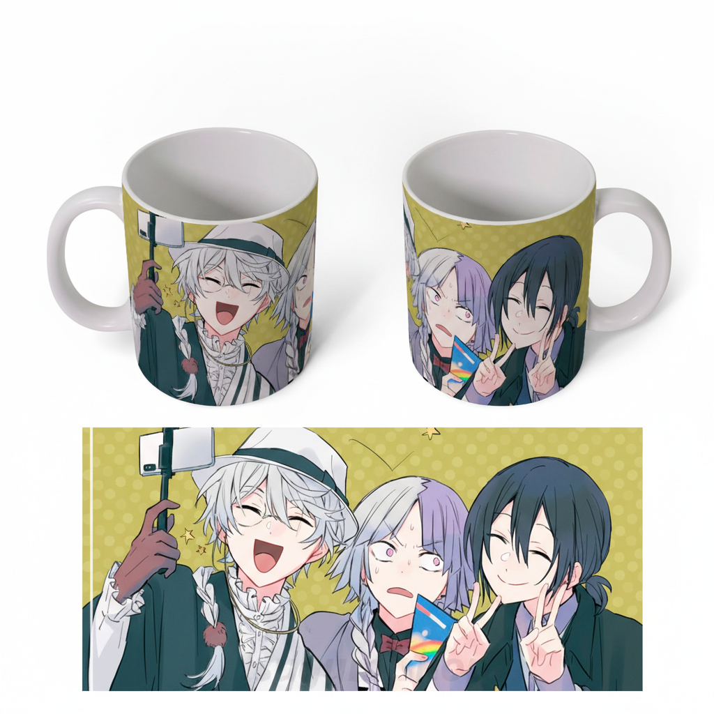 Кружка хамелеон Бродячі пси - літературні генії/Bungou Stray Dogs 330 мл 22923-765