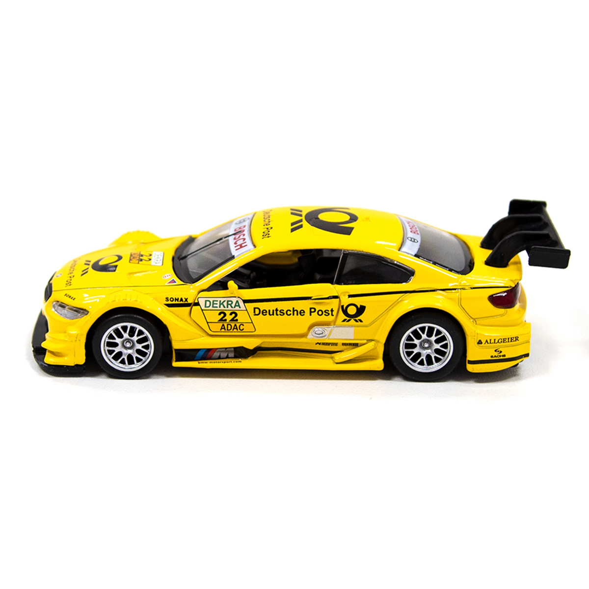 Автомодель Techno Drive BMW M3 DTM металева жовта — превʼю 17