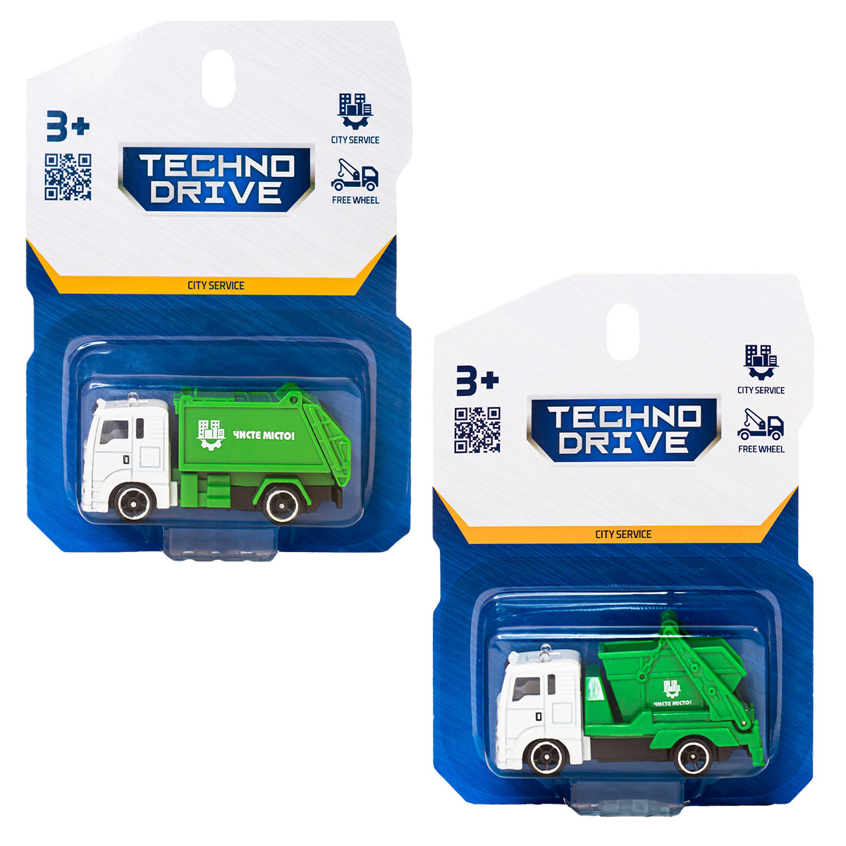 Машинка ігрова TechnoDrive Міська служба 1:64 — превʼю 30