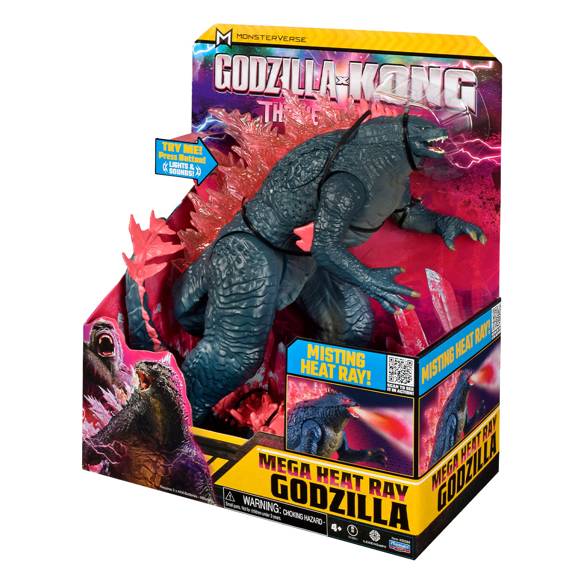 Фігурка Godzilla x Kong МегаҐодзілла делюкс зі світлом та звуком — превʼю 16