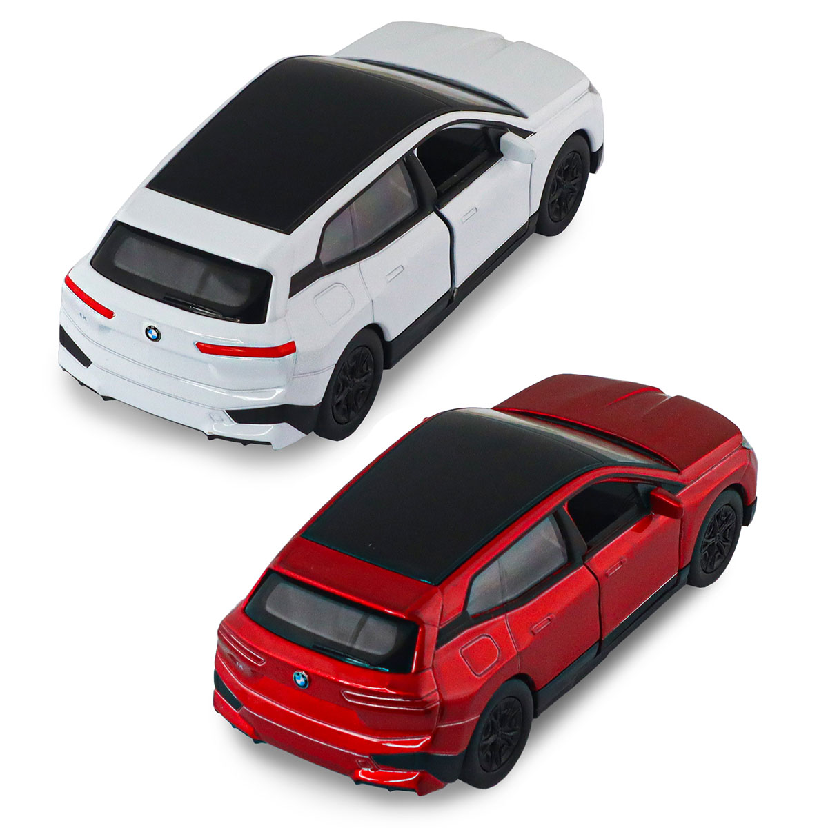 Автомодель BMW iX Techno Drive 1:43 металева з механізмом pull-back Червона — превʼю 26