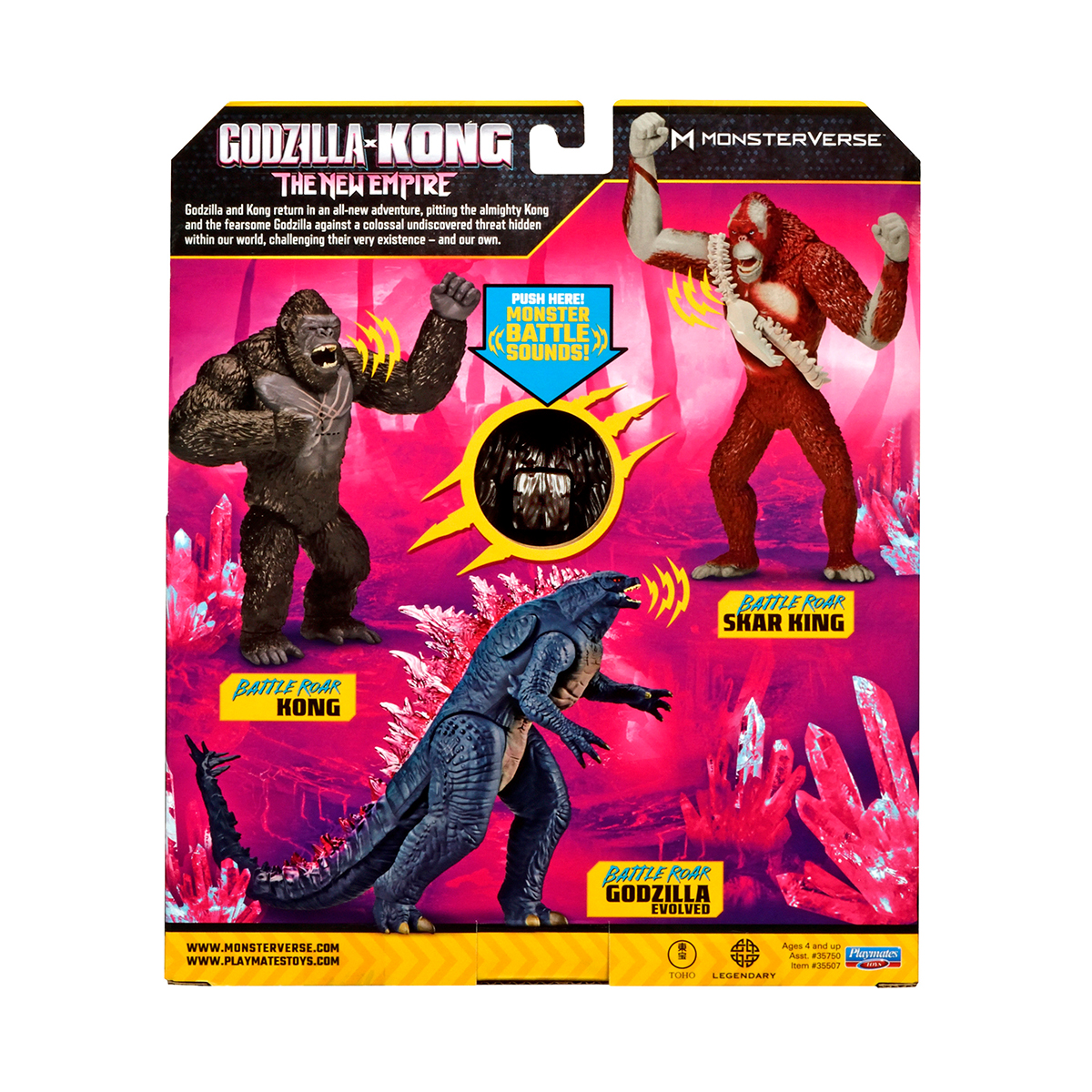Фігурка Godzilla x Kong Конг з рухливими частинами тіла зі звуком — превʼю 14