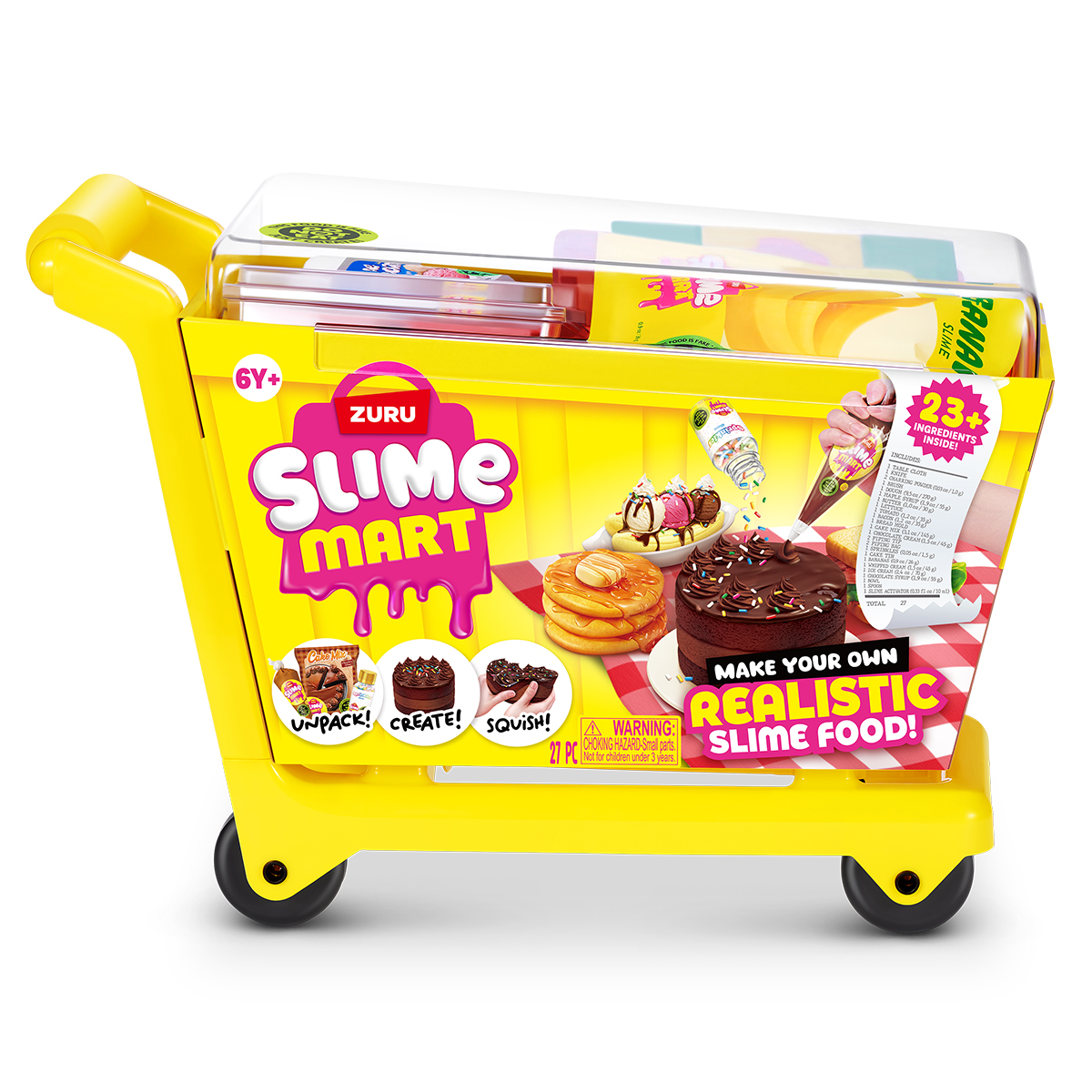 Ігровий набір зі слаймами Slime Mart Візок смаколиків для творчості