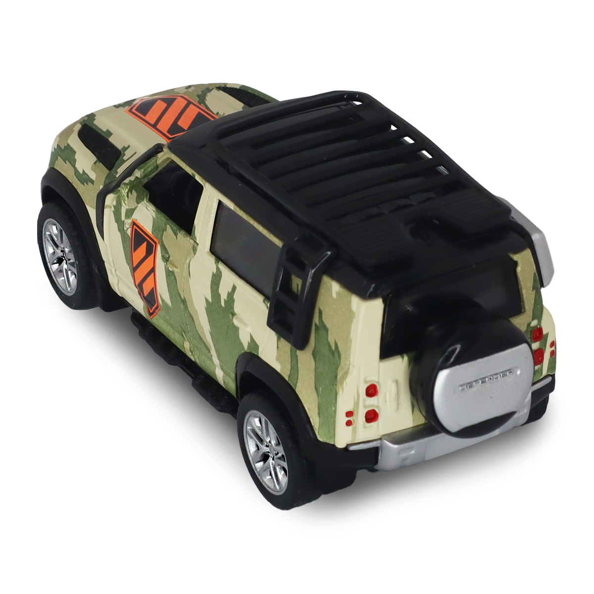 Автомодель TechnoDrive Land Rover Defender 110 3 ОШБр серії Шеврони Героїв 1:43 — превʼю 24