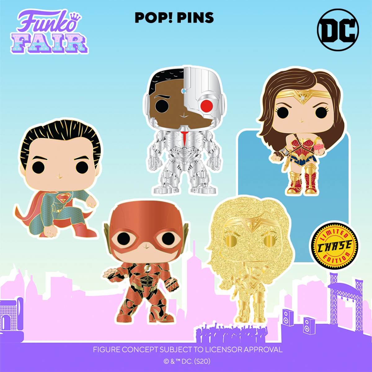 Пін колекційний Funko Pop DC Comics Superman - Супермен Багатоколірний — превʼю 9