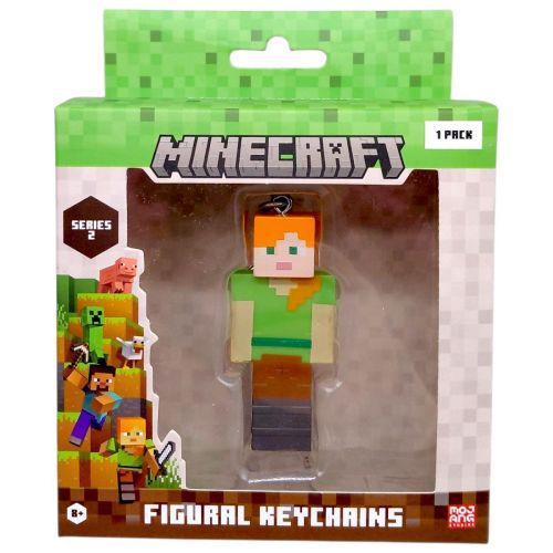 Фігурка-брелок Minecraft Серія 2 Дівчинка для ключів та рюкзака — превʼю 2