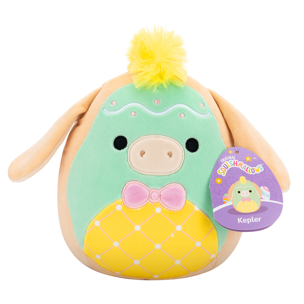 М'яка іграшка Squishmallows – Пастельний віслючок (Pastel Donkey) – 19 см — превʼю 14