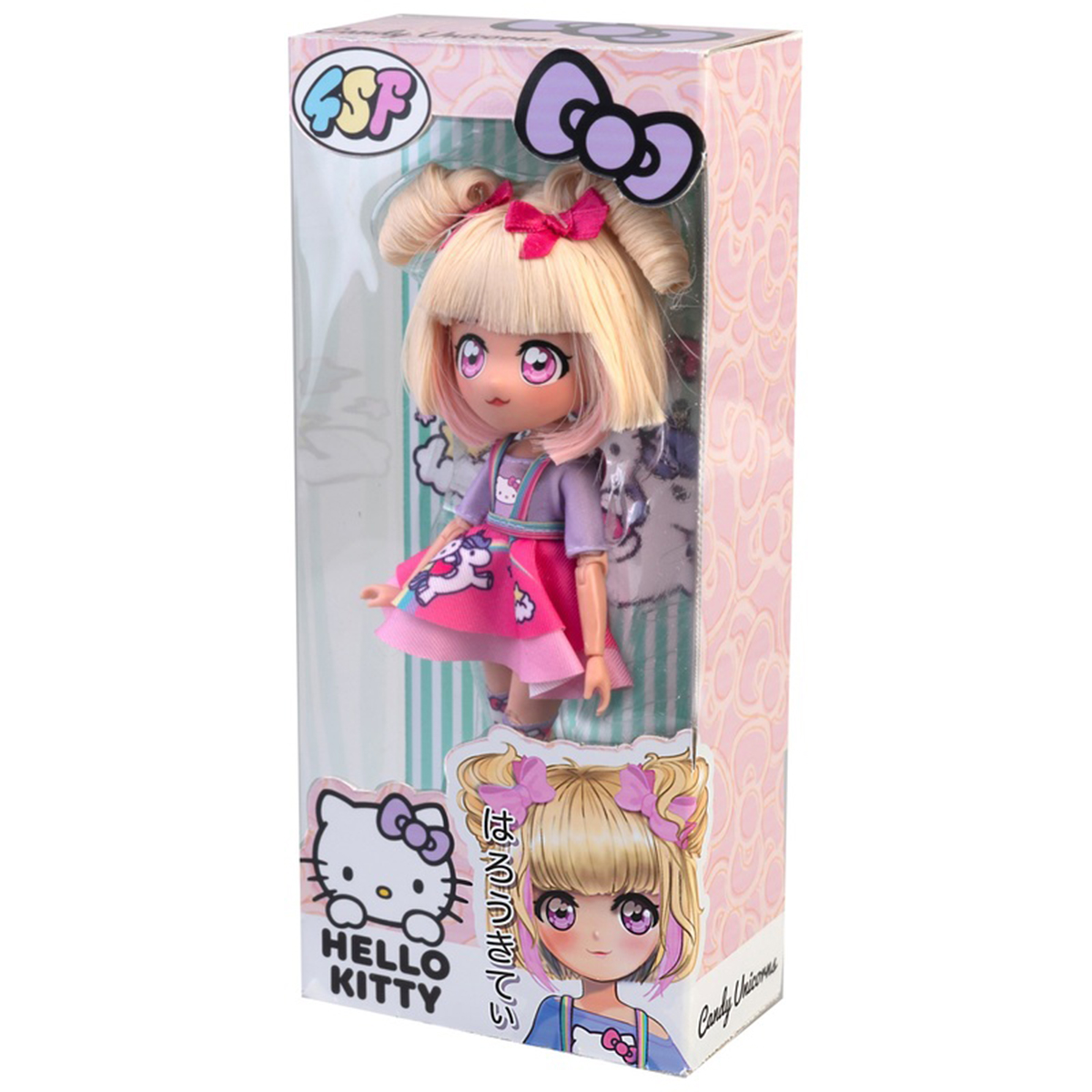 Лялька 4SF Manga Dolls Hello Kitty Цукерочка-єдиноріг 19,5 см — превʼю 19