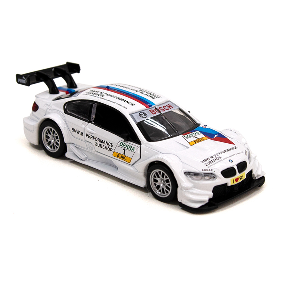 Автомодель BMW M3 DTM TechnoDrive металева з функцією pull-back Біла — превʼю 22