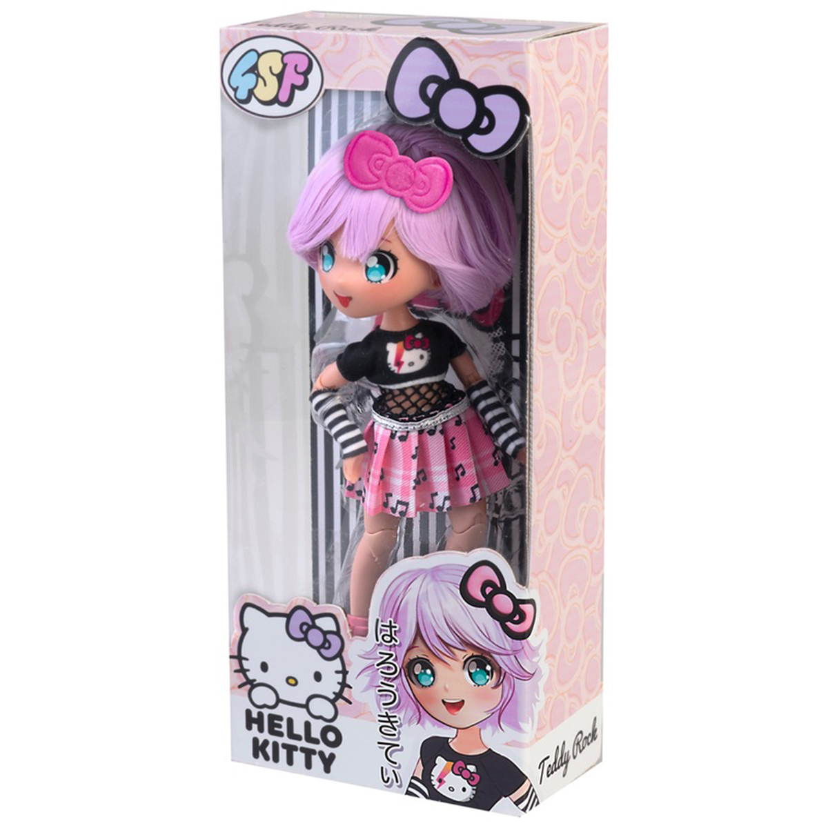 Лялька Manga Dolls Hello Kitty Тедді Рок 19,5 см — превʼю 19