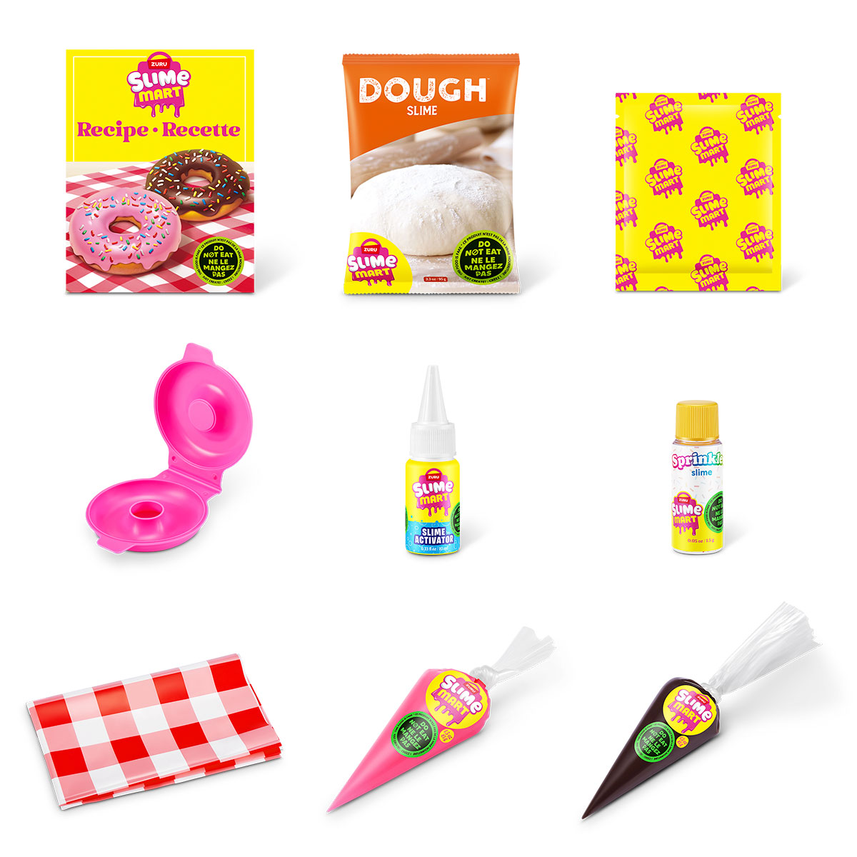 Ігровий набір зі слаймами Slime Mart Shopping Bag Пончик — превʼю 2