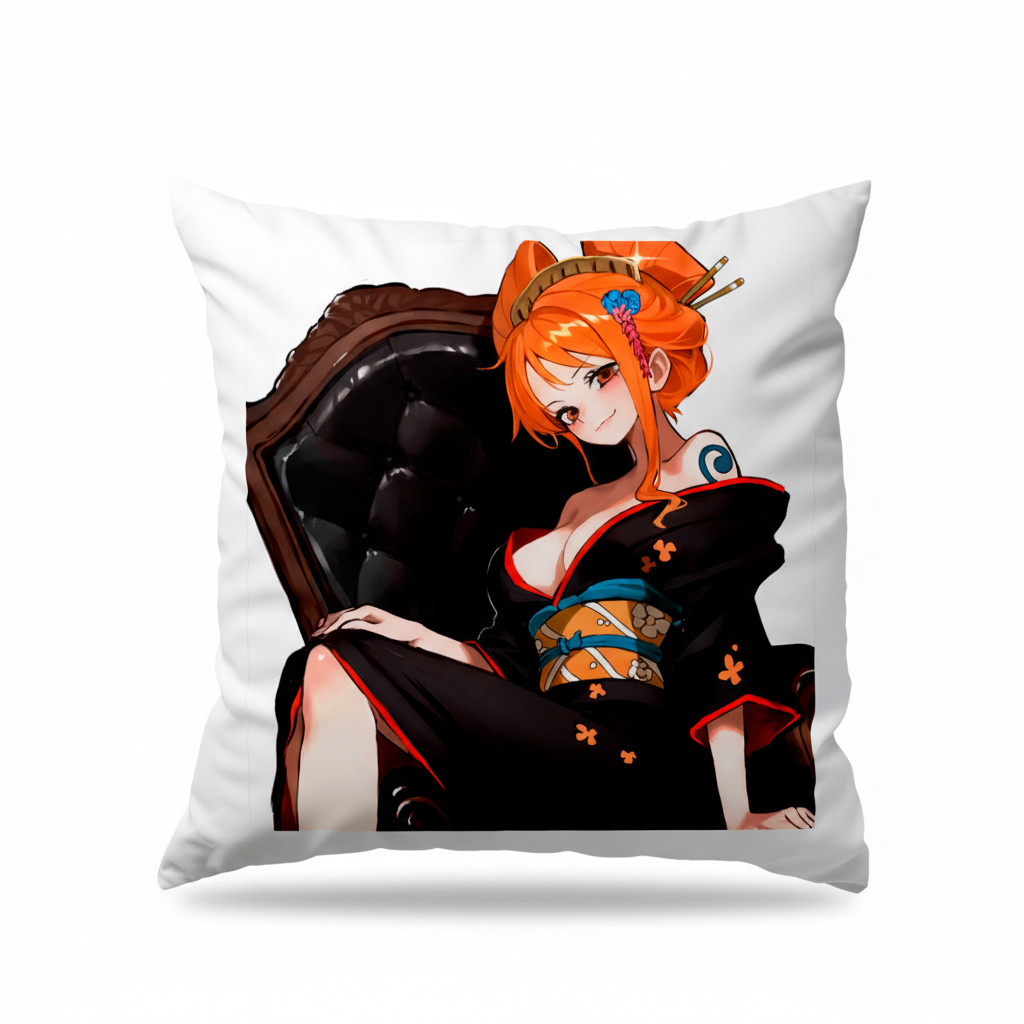 Подушка Намі Nami Ван Піс One Piece 35x35 см — превʼю 2
