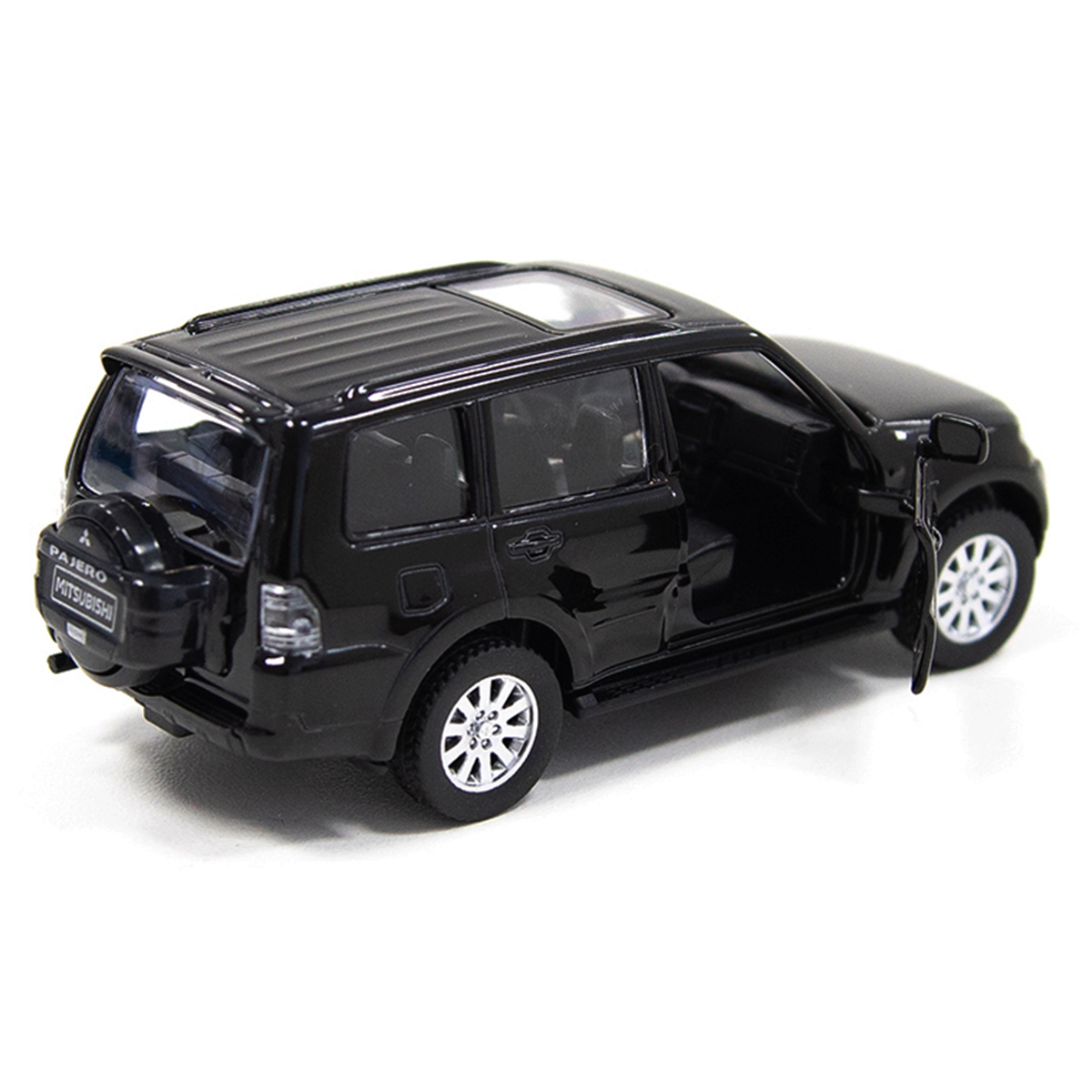 Автомодель Techno Drive Mitsubishi Pajero 4WD Turbo металева Чорна — превʼю 24
