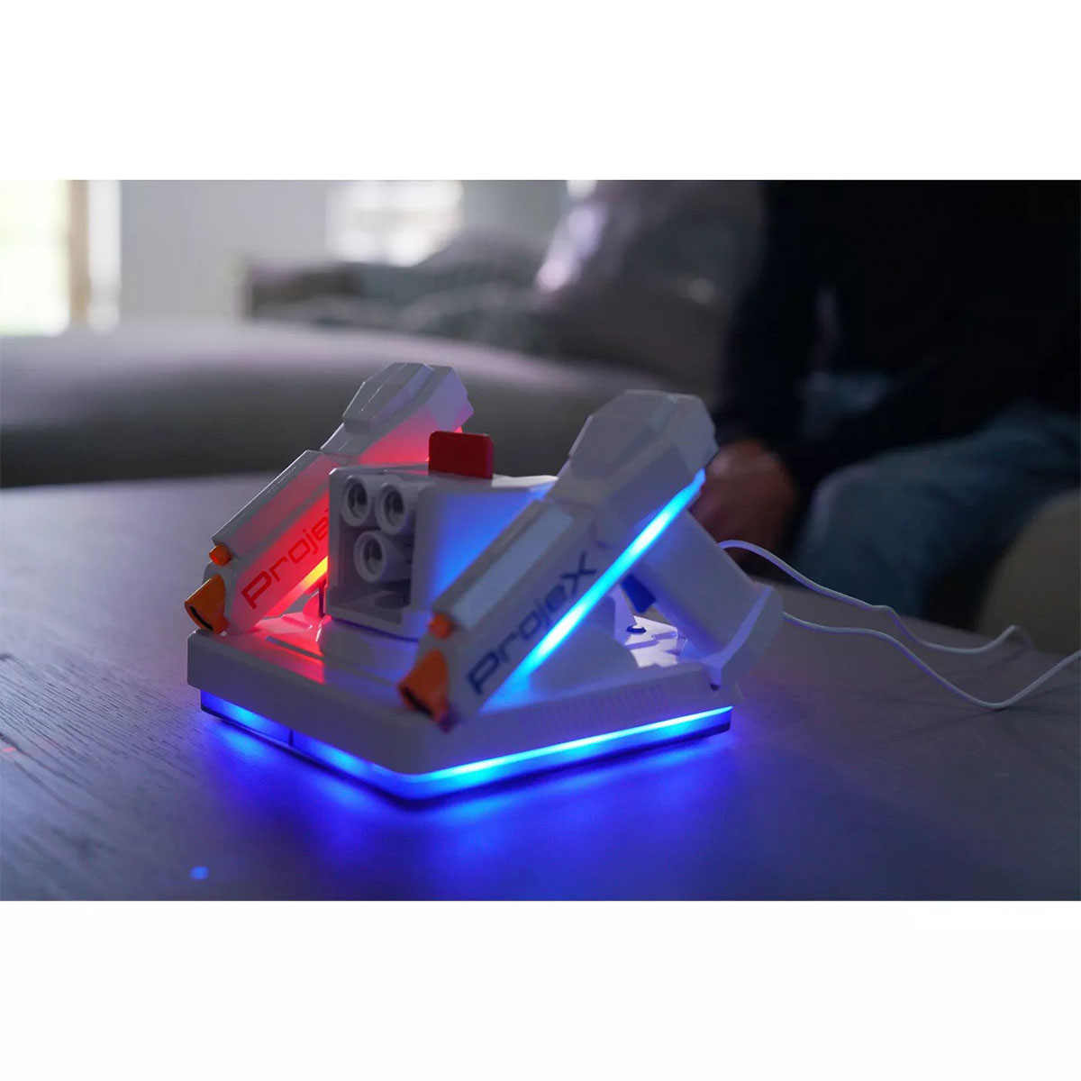 Ігровий набір для лазерних боїв з проектором Laser X Animated для дітей — превʼю 14