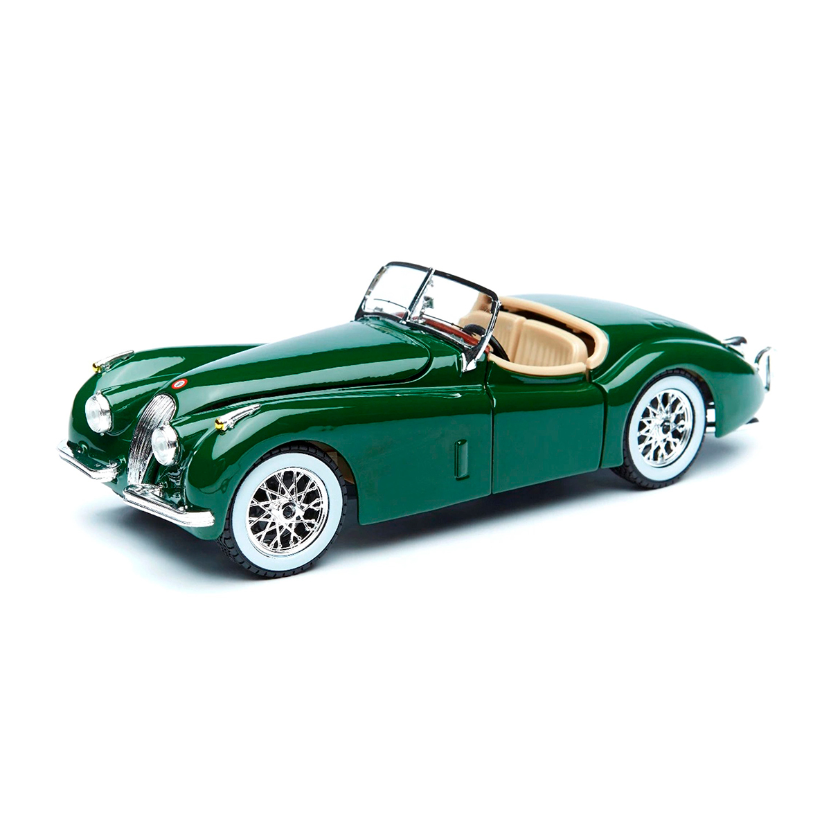 Колекційна автомодель Jaguar XK 120 1951 Bburago 1:24 металева — превʼю 11