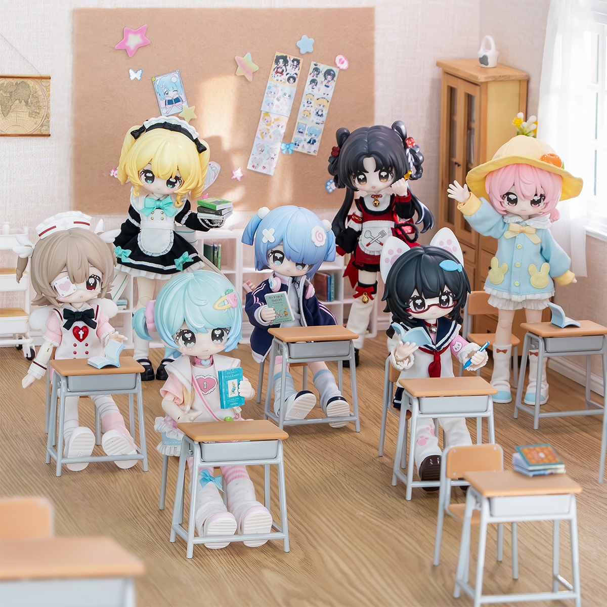 Шарнірна лялька BJD POP TOP JOTOYS Ключик щастя 17 см з аксесуарами — превʼю 19