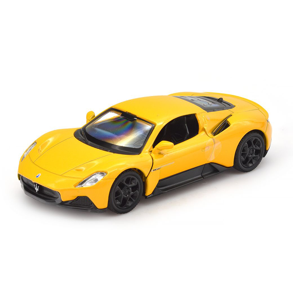 Автомодель Maserati MC20 TechnoDrive 1:32 металева Жовта