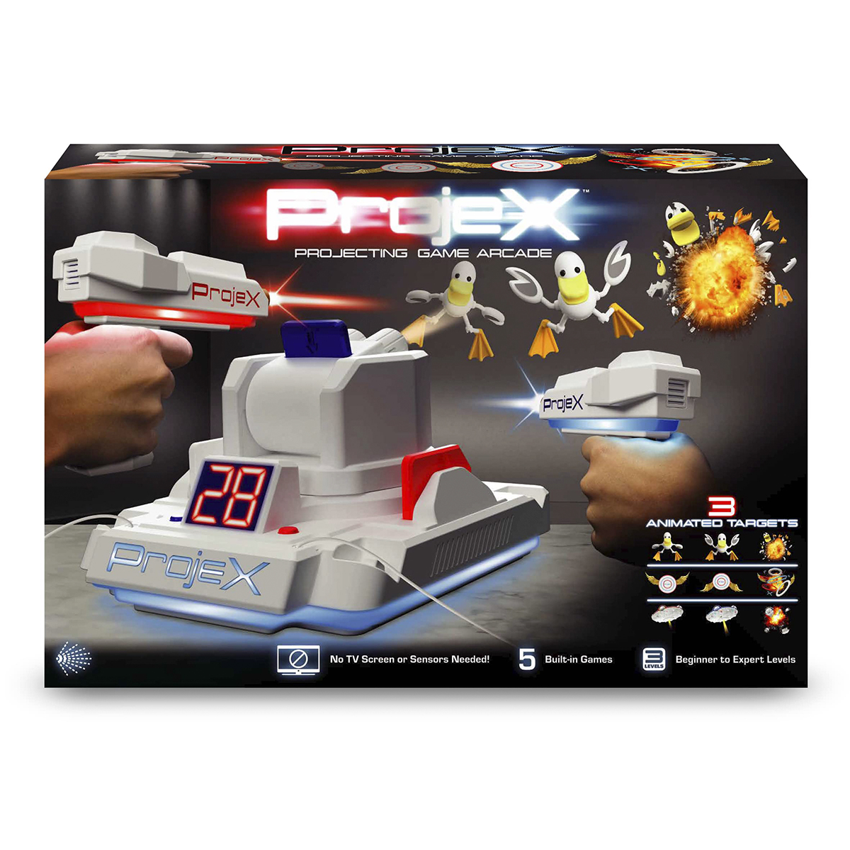 Ігровий набір для лазерних боїв з проектором Laser X Animated для дітей — превʼю 9