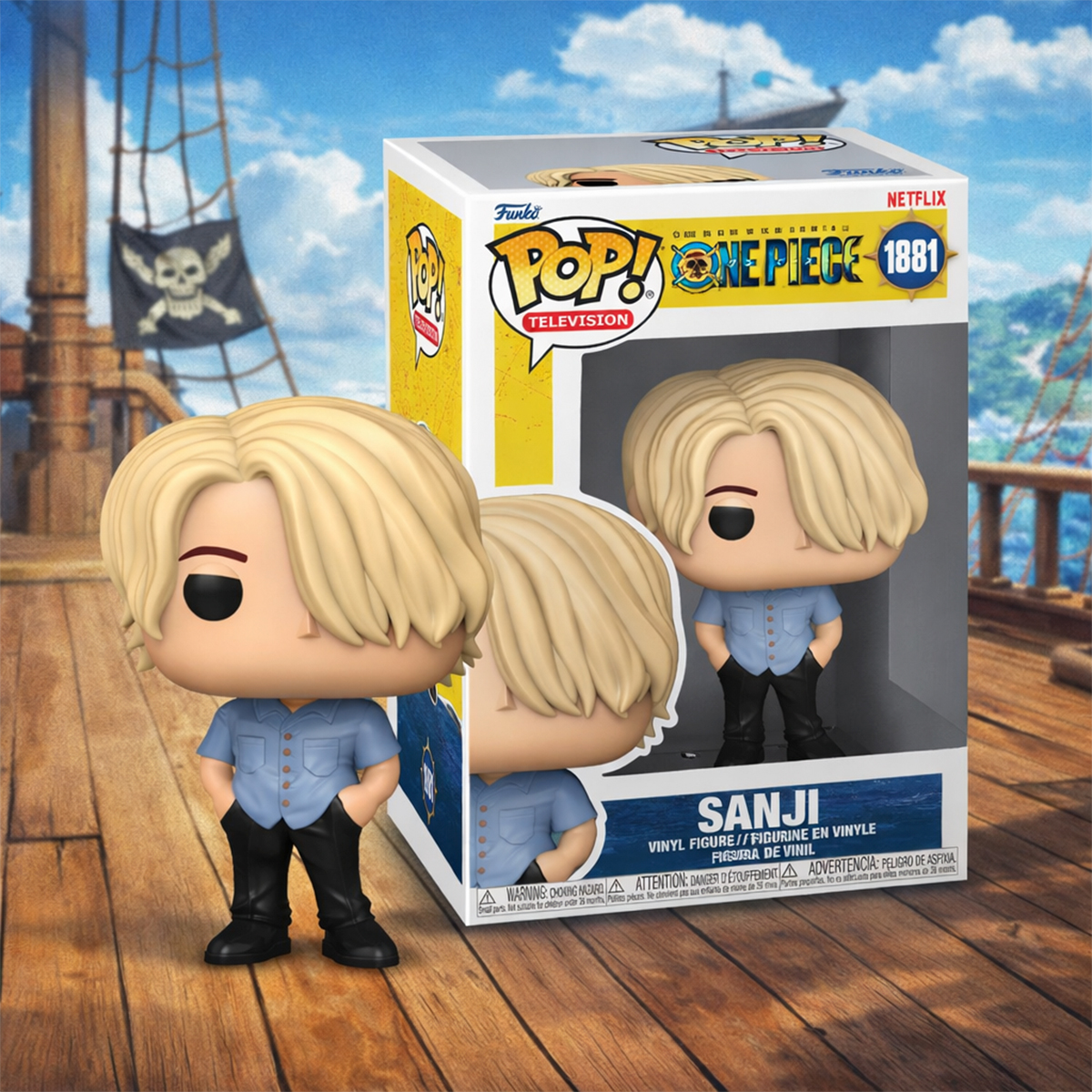 Колекційна ігрова фігурка Funko POP - One Piece - Sanji - Аніме Аніме — превʼю 6