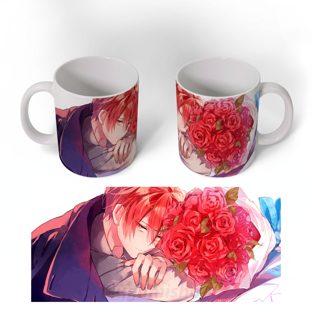 Кружка біла Баскетбол Куроко/Kuroko no Basket/Сейдзюро Акаші 330 мл 17856-770