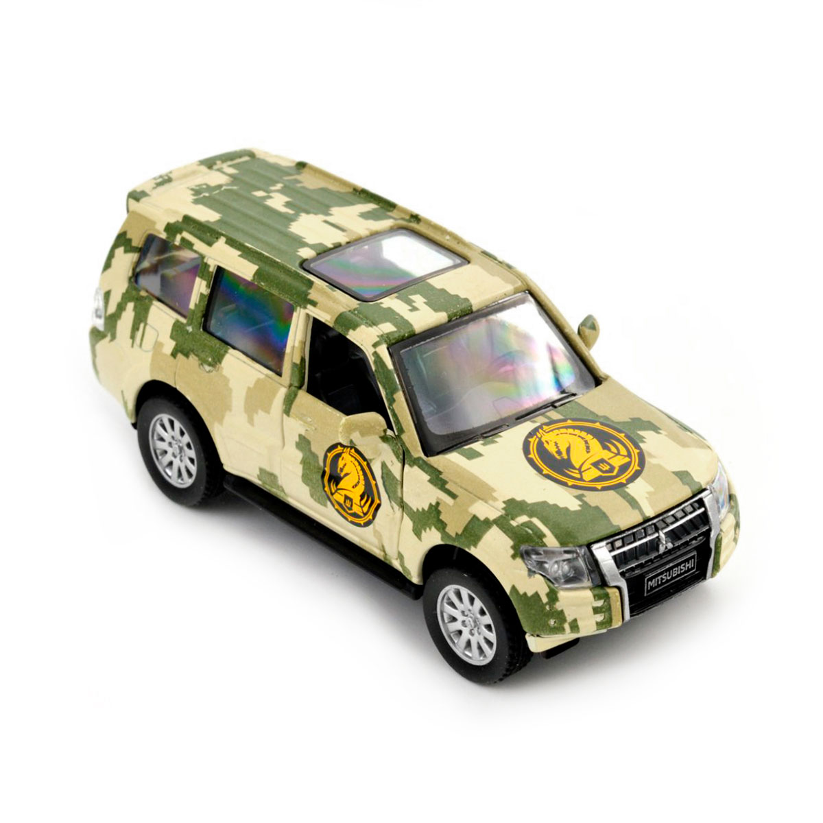 Автомодель Mitsubishi Pajero 4WD Turbo 47 ОМБр Шеврони Героїв 1:43 — превʼю 30