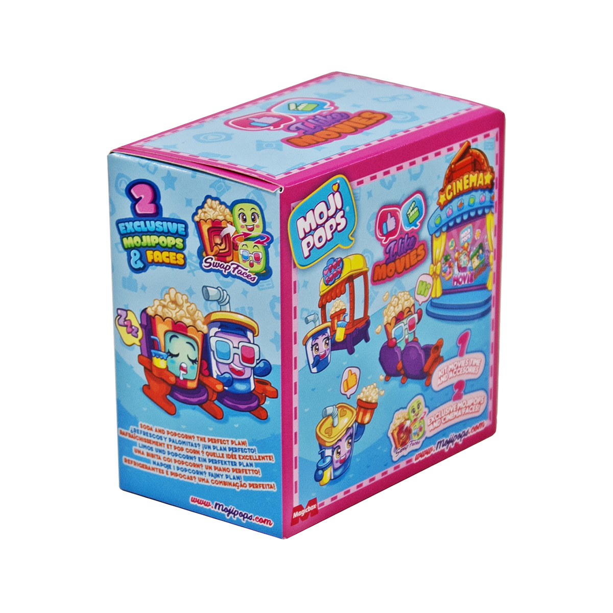 Ігровий набір Кінотеатр з фігурками Moji Pops Box I Like дитячий кольоровий — превʼю 6