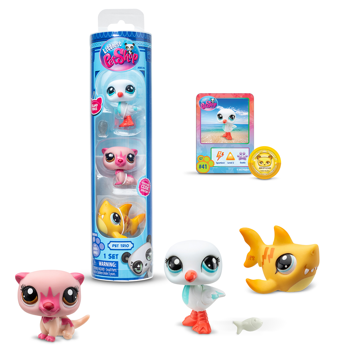 Ігровий набір Настрій острова Hasbro Littlest Pet Shop з трьома фігурками — превʼю 7
