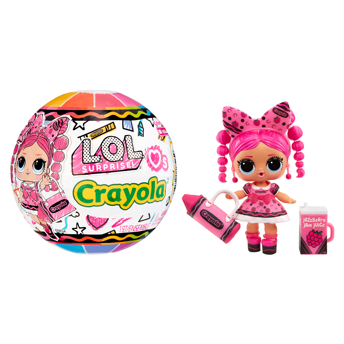 Лялька L.O.L. Surprise! серії Loves Crayola 7 сюрпризів — превʼю 9