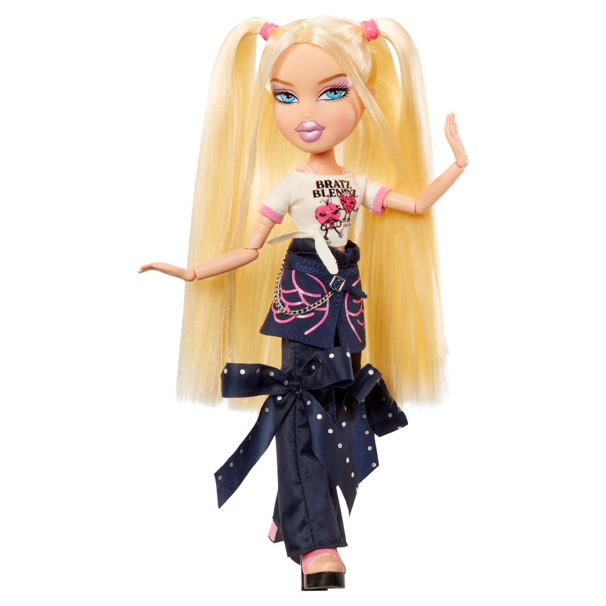Лялька Bratz Stylin' Хлоя з футболкою для дівчинки 25 см — превʼю 5