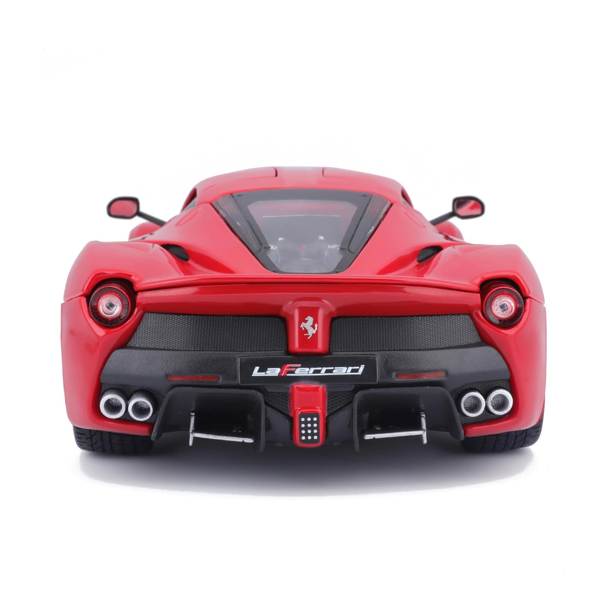Колекційна автомодель Bburago LaFerrari 1:18 червона з металевим корпусом — превʼю 9