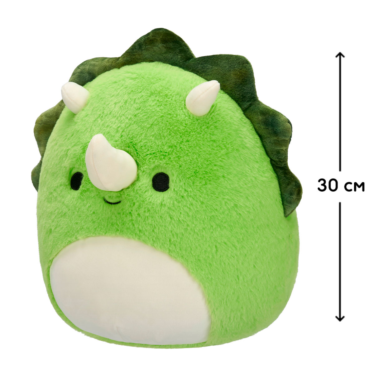 М'яка іграшка Squishmallows - Тріцератопс Трістан (Tristan) - 30 см — превʼю 9