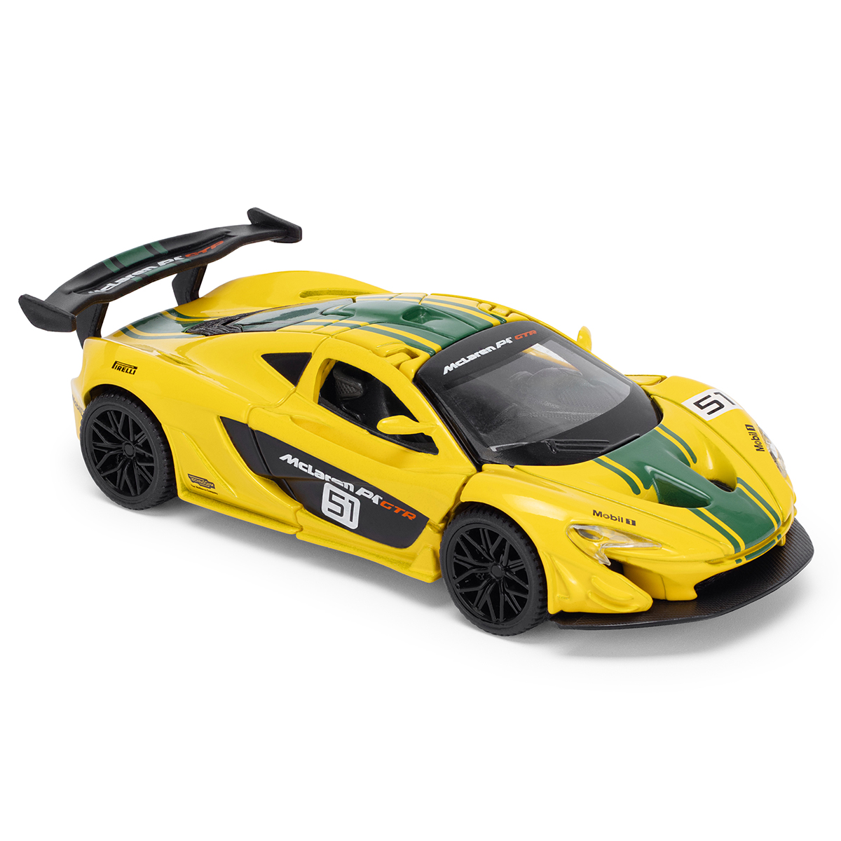 Автомодель McLaren P1 Techno Drive 1:24 Жовта — превʼю 23