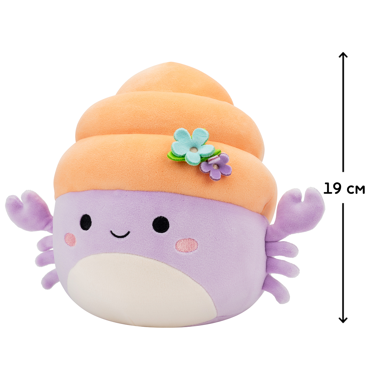 М'яка іграшка Squishmallows – Краб-самітник Арко (Arko) – 19 см — превʼю 8