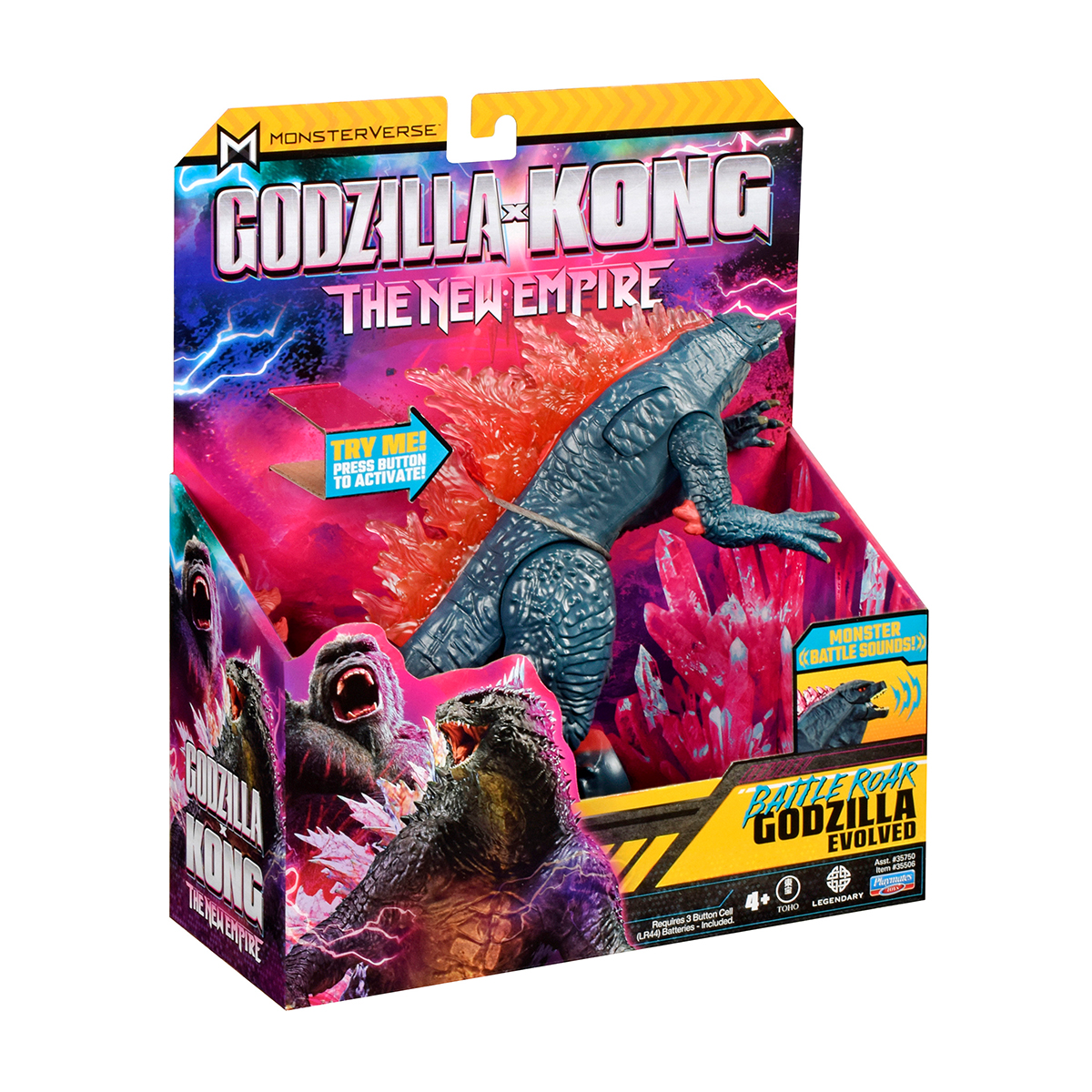 Фігурка Godzilla x Kong Ґодзілла зі звуком — превʼю 13