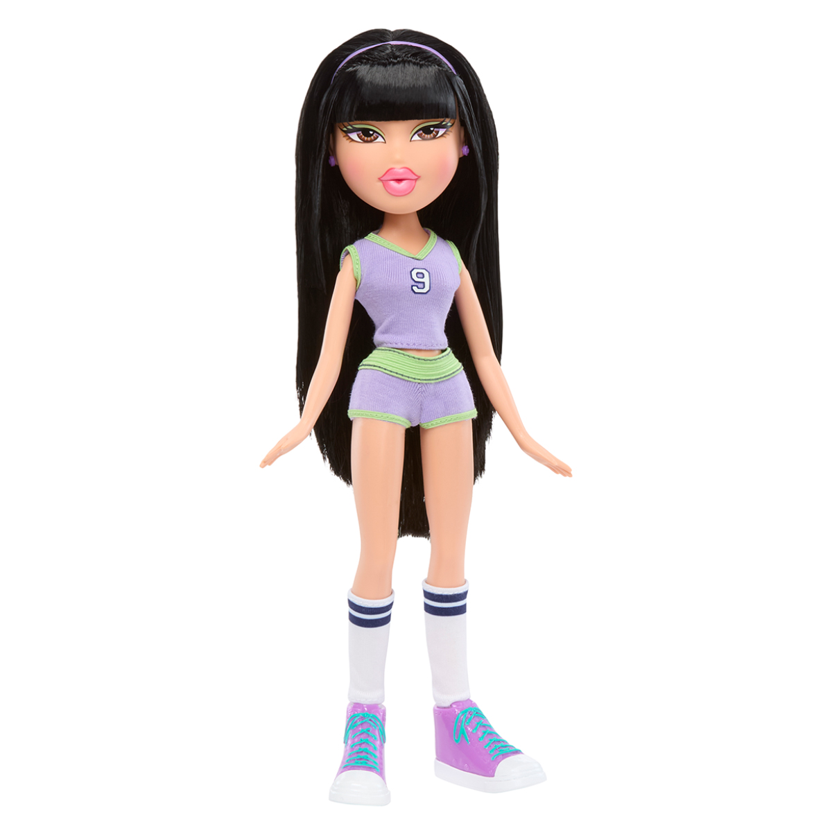 Ігровий набір баскетболістка Джейд Bratz Play Sportz 29 см чорне волосся — превʼю 9