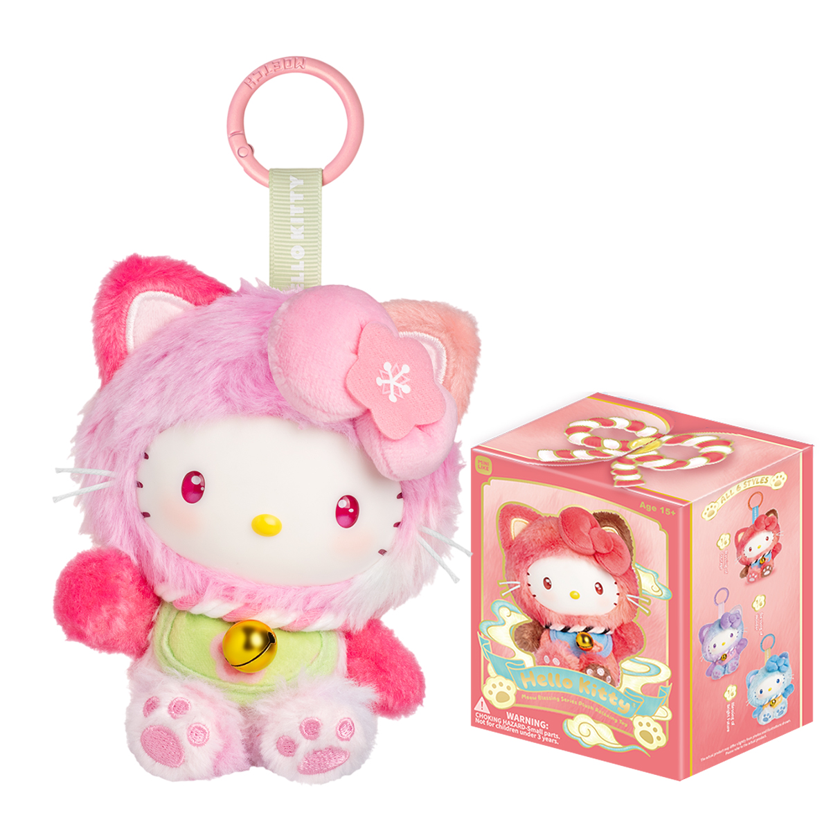 М'яка іграшка Pop Top Hello Kitty (Hello Kitty) - Казкові бажання на кліпсі — превʼю 11