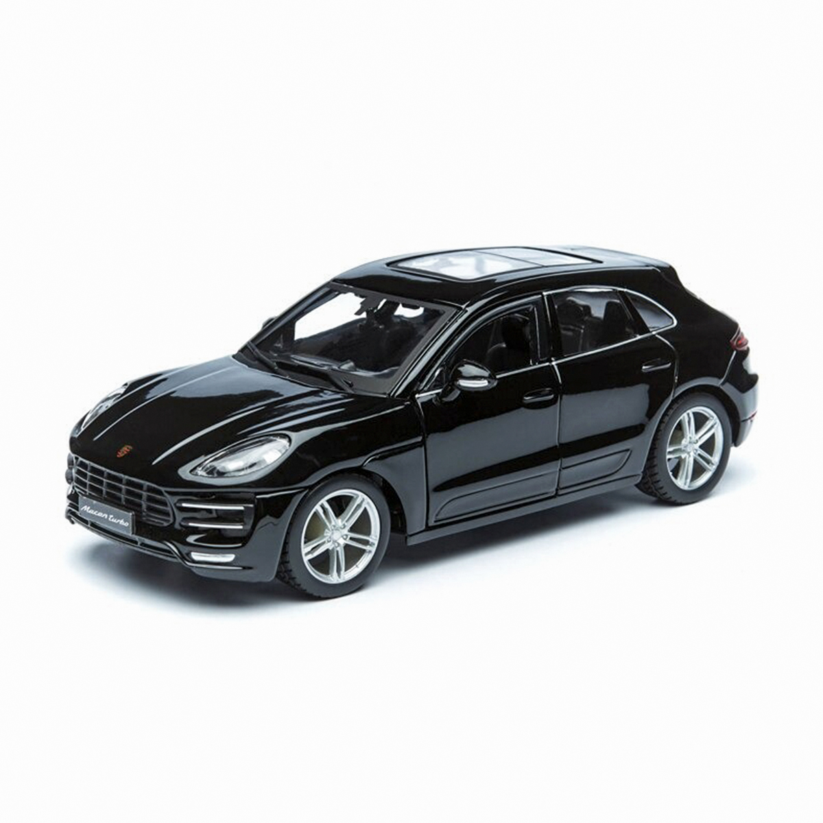 Колекційна автомодель Porsche Macan Bburago 1:24 металева з дверима, що відкриваються — превʼю 12