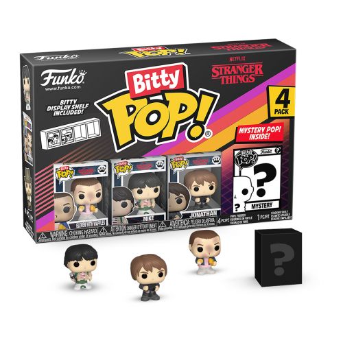 Набір ігрових фігурок Funko Bitty Pop Дивні дива 4 шт вінілові Різнобарвні — превʼю 2