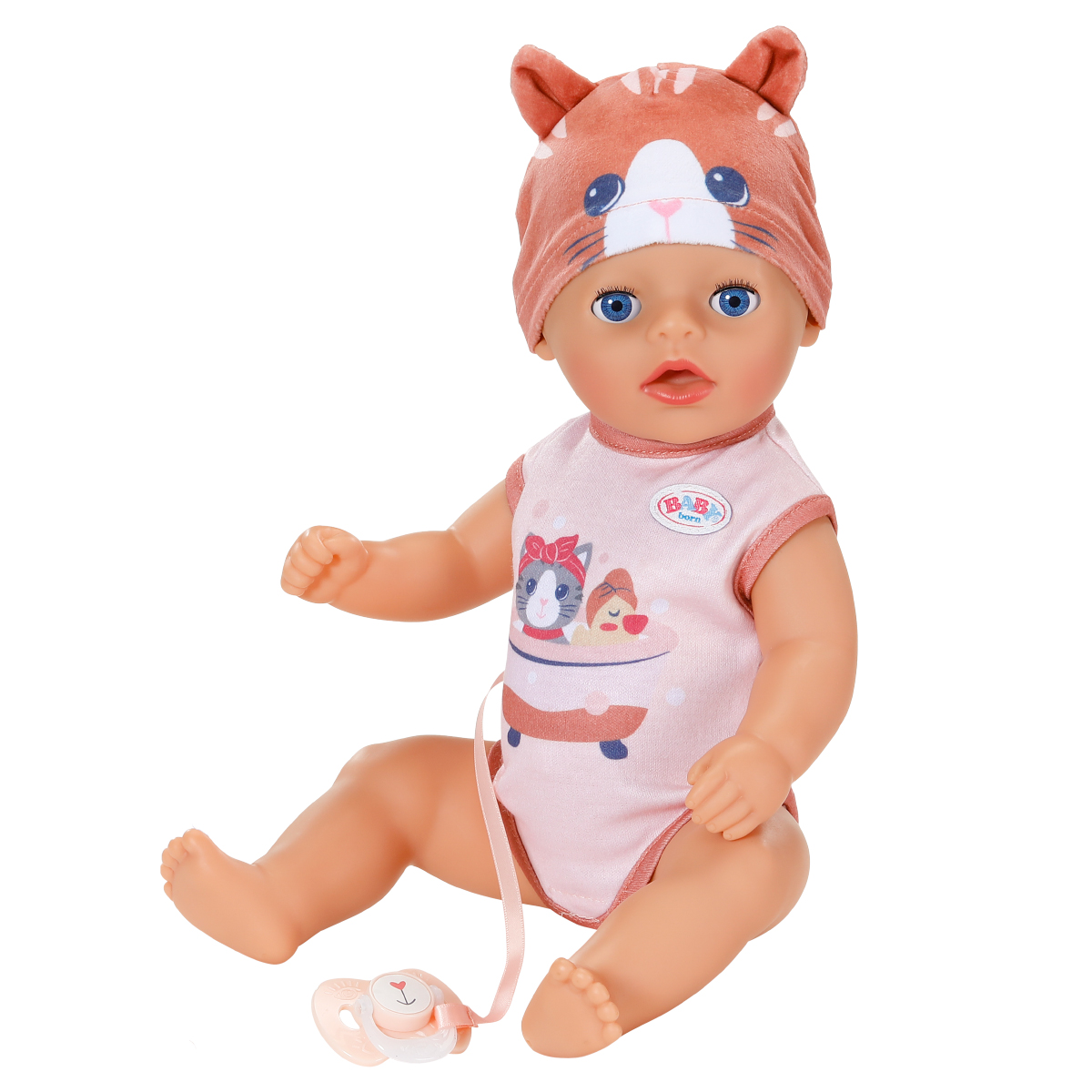 Лялька Baby Born Лена у костюмі котика 36 см з аксесуарами — превʼю 8